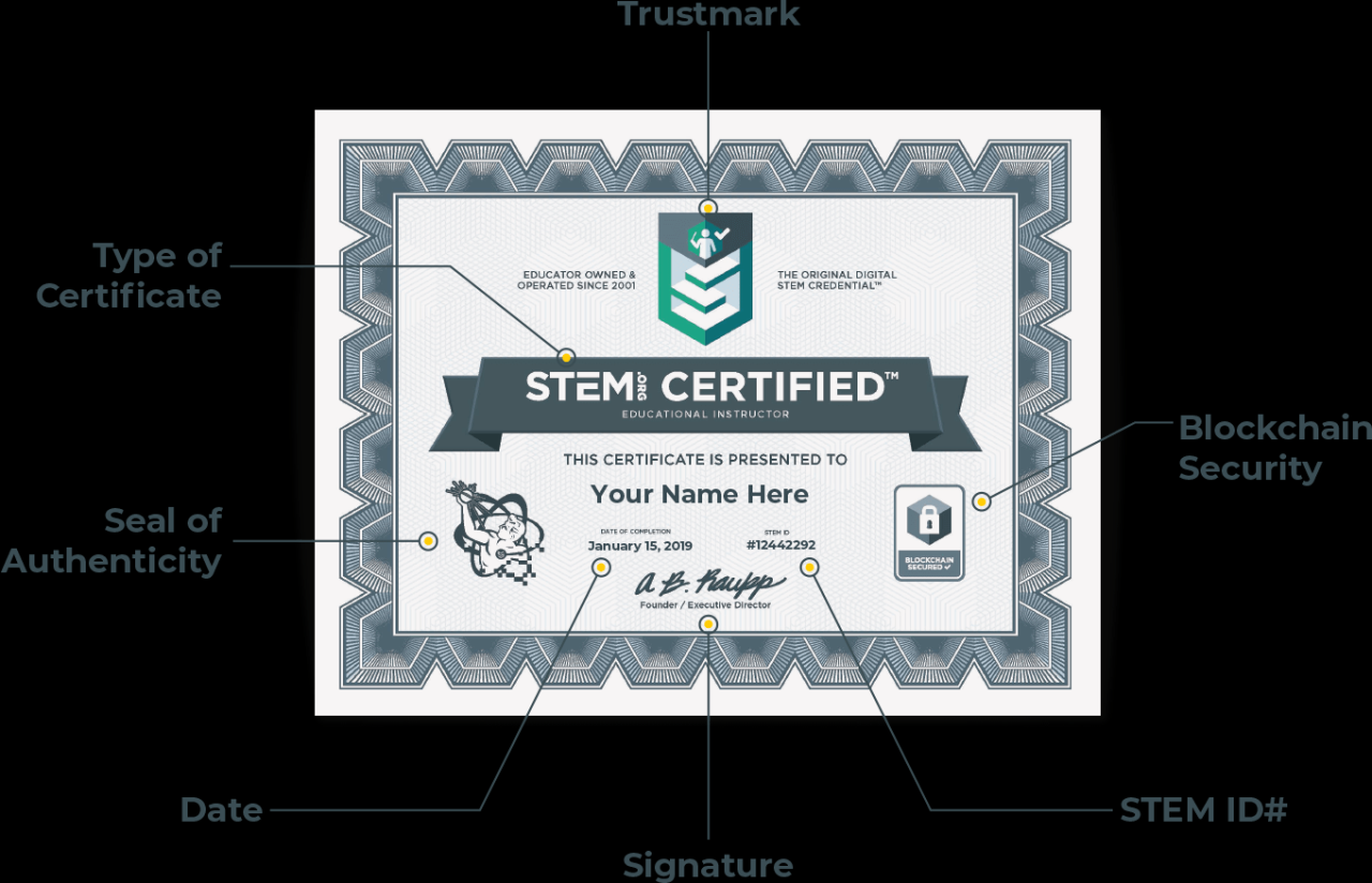 Graduate certificate in stem education